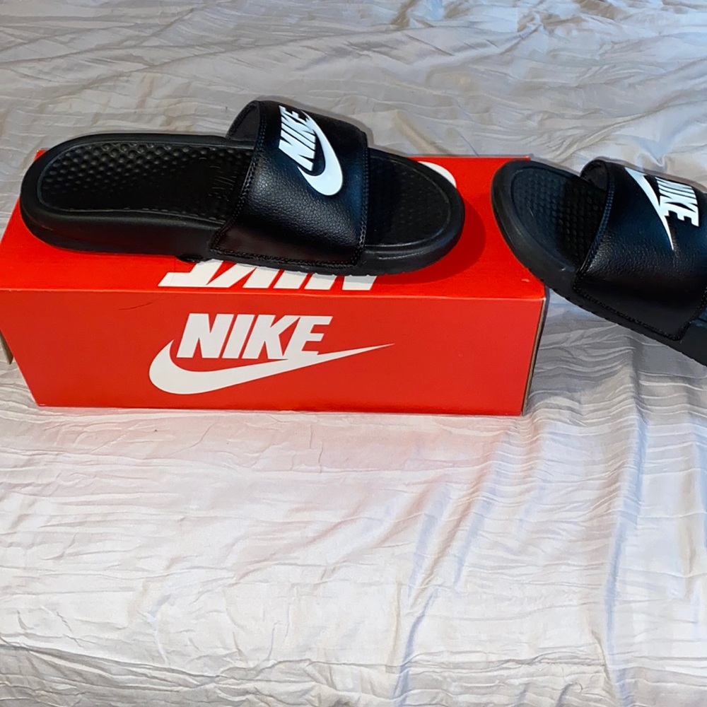 Nike slides. Woman’s size 7